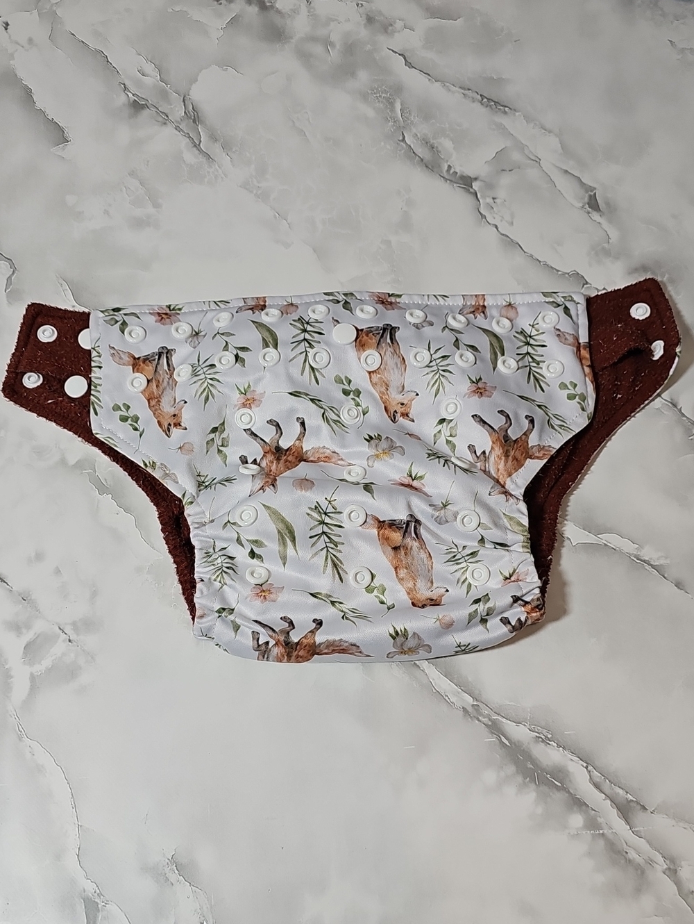 Reusable Pocket Cloth Diaper Adjustable Snaps